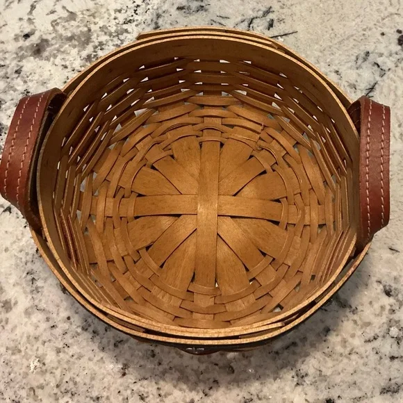 Set of Two 1997 Longaberger Button Handwoven Baskets - Picture 3 of 7